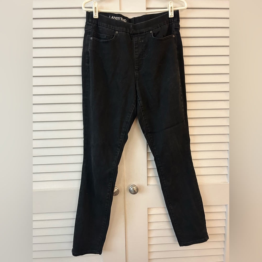 Pull on black jeans